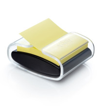 Dispenser Pro nero + 1 Post-it Super Sticky Z Notes - PRO-B-1SSCY-R330 - 76 x 76 mm - giallo Canary - Post-it Dispenser Pro nero + 1 Post-it Super Sticky Z Notes - PRO-B-1SSCY-R330 - 76 x 76 mm - giallo Canary - Post-it