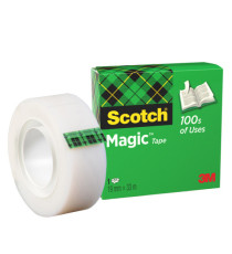Nastro adesivo Magic 810 - permanente - 1,9 cm x 33 m - trasparente - Scotch Nastro adesivo Magic 810 - permanente - 1,9 cm x 33 m - trasparente - Scotch