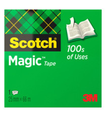 Nastro adesivo Magic 810 - permanente - 2,5 cm x 66 m - trasparente - Scotch Nastro adesivo Magic 810 - permanente - 2,5 cm x 66 m - trasparente - Scotch