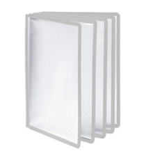 Pannelli di ricambio Sherpa per leggii Vario - grigio - Durable - conf. 5 pezzi Pannelli di ricambio Sherpa per leggii Vario - grigio - Durable - conf. 5 pezzi