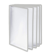 Pannelli di ricambio Sherpa per leggii Vario - grigio - Durable - conf. 5 pezzi Pannelli di ricambio Sherpa per leggii Vario - grigio - Durable - conf. 5 pezzi