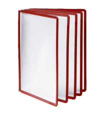 Pannelli di ricambio Sherpa per leggii Vario - rosso - Durable - conf. 5 pezzi Pannelli di ricambio Sherpa per leggii Vario - rosso - Durable - conf. 5 pezzi
