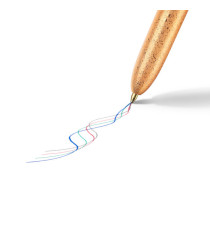 Penna a sfera a scatto 4 colori Party - 1,0 mm - Bic - scatola 12 pezzi