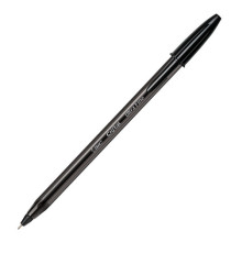 Penna a sfera con cappuccio Cristal Exact - punta 0,7 mm - nero - Bic - scatola 20 pezzi