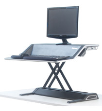 Postazione di lavoro Sit Stand Lotus - nero - Fellowes