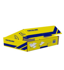 Scatola spedizioni Postal Box - XS - 34 x 24 x 6 cm - giallo/blu - Blasetti Scatola spedizioni Postal Box - XS - 34 x 24 x 6 cm - giallo/blu - Blasetti