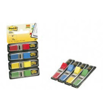 Segnapagina Post-it Index Mini - 683-4 - 12 x 43,2 mm - 4 colori classici - Post-it - conf. 140 pezzi