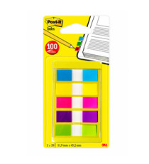 Segnapagina Post-it Index Mini - 683-5CBEU - 12 x 43,1 mm - 5 colori vivaci - Post-it - conf. 100 pezzi Segnapagina Post-it Index Mini - 683-5CBEU - 12 x 43,1 mm - 5 colori vivaci - Post-it - conf. 100 pezzi