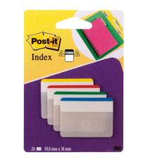 Segnapagina Post-it Index Strong - 686F-1 - per archivio - 50,8 x 38 mm - colori classici - Post-it - conf. 24 pezzi Segnapagina Post-it Index Strong - 686F-1 - per archivio - 50,8 x 38 mm - colori classici - Post-it - conf. 24 pezzi