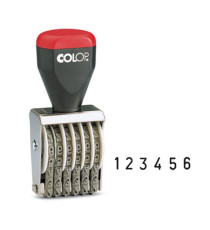 Timbro 04006 Numeratore - 6 colonne 4 mm - Colop Timbro 04006 Numeratore - 6 colonne 4 mm - Colop