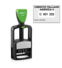 Timbro Datario Office S 360 - autoinchiostrante - personalizzabile - 3 x 4,5 cm - Colop Timbro Datario Office S 360 - autoinchiostrante - personalizzabile - 3 x 4,5 cm - Colop