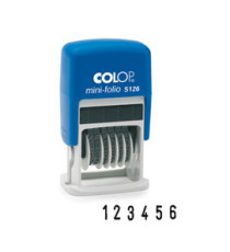Timbro Mini Folio S126 Numeratore - 6 colonne 3,8 mm - autoinchiostrante - Colop