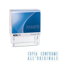 Timbro Printer 20/L G7 - COPIA CONFORME - 1,4 x 3,8 cm - autoinchiostrante - Colop Timbro Printer 20/L G7 - COPIA CONFORME - 1,4 x 3,8 cm - autoinchiostrante - Colop