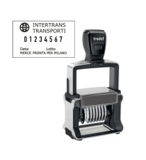 Timbro Professional 4.0 5558/PL Numeratore - 8 colonne - 5 mm - autoinchiostrante - Trodat Timbro Professional 4.0 5558/PL Numeratore - 8 colonne - 5 mm - autoinchiostrante - Trodat