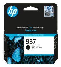 Hp 937BK nero 4S6W5NE cartuccia originale per Hp OfficeJet 9110b,9120B,9120e,9132e,9720,9730 capacità 1.250 pagine