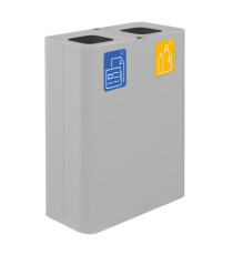 Contenitore gettacarte Pure - 60 x 30 x 80 cm - 120 L - bianco - Stilcasa Contenitore gettacarte Pure - 60 x 30 x 80 cm - 120 L - bianco - Stilcasa