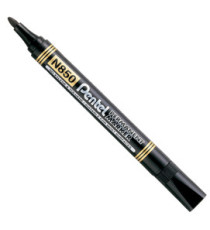 Marcatore permanente N850 - punta tonda - nero - linea Amiko - Pentel
