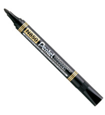 Marcatore permanente N850 - punta tonda - nero - linea Amiko - Pentel