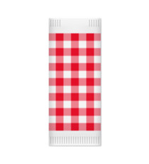 Porta posate Tissue decorati - fantasia Snack - Fato - conf. 1000 pezzi Porta posate Tissue decorati - fantasia Snack - Fato - conf. 1000 pezzi