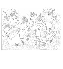 Puzzle Supermaxi Disney Little Mermaid - 108 pezzi - Lisciani Puzzle Supermaxi Disney Little Mermaid - 108 pezzi - Lisciani