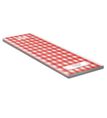 Tovaglia Tissue - linea Snack - 100 x 100 cm - rosso/bianco - Fato - conf. 50 pezzi Tovaglia Tissue - linea Snack - 100 x 100 cm - rosso/bianco - Fato - conf. 50 pezzi