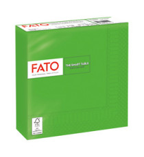 Tovagliolo - carta - 33 x 33 cm - 2 veli - verde smeraldo - Fato - conf. 50 pezzi Tovagliolo - carta - 33 x 33 cm - 2 veli - verde smeraldo - Fato - conf. 50 pezzi