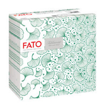 Tovagliolo linea AirLaid - carta - 40 x 40 cm - biloba/verde foresta - Fato - conf. 50 pezzi Tovagliolo linea AirLaid - carta - 40 x 40 cm - biloba/verde foresta - Fato - conf. 50 pezzi