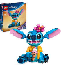 Lego Disney - Stitch - Lego 43249 con parti mobili, camicia e cono gelato Anni 9+ 730pz