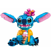 Lego Disney - Stitch - Lego 43249 con parti mobili, camicia e cono gelato Anni 9+ 730pz