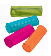Astuccio Tombolino con cerniera - 22x8xØ8cm - colori assortiti - Pagna Astuccio Tombolino con cerniera - 22x8xØ8cm - colori assortiti - Pagna