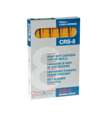 Caricatori CRS6 - 210 punti 8 mm - capacità massima 40 fogli - giallo - Iternet - conf. 5 pezzi