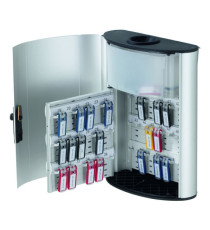 Cassetta portachiavi da parete Key Box Plus - 30,2x40x11,8 cm - 54 posti - grigio - Durable Cassetta portachiavi da parete Key Box Plus - 30,2x40x11,8 cm - 54 posti - grigio - Durable