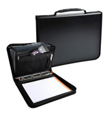 Conferenziere con meccaniscmo Exafolder - PP - 4 anelli 30 mm - nero - Exacompta