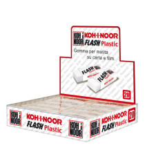 Gomma Flash - in vinile - bianco - Koh.I.Noor - conf. 20 pezzi Gomma Flash - in vinile - bianco - Koh.I.Noor - conf. 20 pezzi