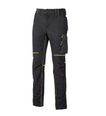 Pantalone da donna World - taglia XL - grigio/giallo - U-Power