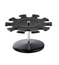 Portatimbri circolare - 10 posti - nero - metallo - Koala Portatimbri circolare - 10 posti - nero - metallo - Koala