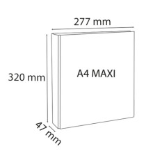 Raccoglitore personalizzabile Kreacover - PP - 4 anelli a D 25 mm - A4 maxi - bianco - Exacompta Raccoglitore personalizzabile Kreacover - PP - 4 anelli a D 25 mm - A4 maxi - bianco - Exacompta