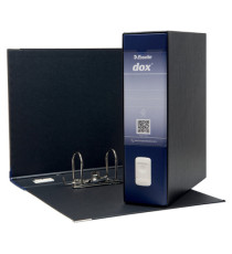 Registratore Dox 1 - dorso 8 cm - commerciale 23x29,7 cm - blu - Esselte Dox Registratore Dox 1 - dorso 8 cm - commerciale 23x29,7 cm - blu - Esselte Dox