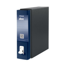 Registratore Dox 1 - dorso 8 cm - commerciale 23x29,7 cm - blu - Esselte Dox Registratore Dox 1 - dorso 8 cm - commerciale 23x29,7 cm - blu - Esselte Dox