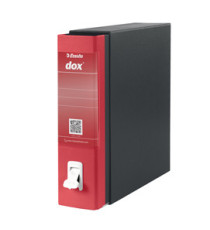 Registratore Dox 1 - dorso 8 cm - commerciale 23x29,7 cm - rosso - Esselte Dox