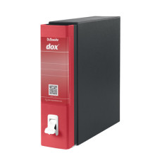 Registratore Dox 1 - dorso 8 cm - commerciale 23x29,7 cm - rosso - Esselte Dox