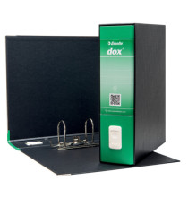 Registratore Dox 1 - dorso 8 cm - commerciale 23x29,7 cm - verde - Esselte Dox Registratore Dox 1 - dorso 8 cm - commerciale 23x29,7 cm - verde - Esselte Dox