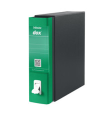 Registratore Dox 1 - dorso 8 cm - commerciale 23x29,7 cm - verde - Esselte Dox Registratore Dox 1 - dorso 8 cm - commerciale 23x29,7 cm - verde - Esselte Dox