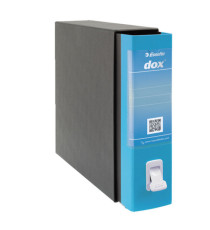 Registratore Dox 2 - dorso 8 cm - protocollo 23x34 cm - azzurro capri - Esselte Dox Registratore Dox 2 - dorso 8 cm - protocollo 23x34 cm - azzurro capri - Esselte Dox
