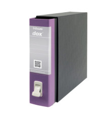 Registratore Dox 2 - dorso 8 cm - protocollo 23 x 34 cm - lilla - Esselte Dox