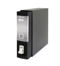 Registratore Dox 2 - dorso 8 cm - protocollo 23x34 cm - nero - Esselte Dox Registratore Dox 2 - dorso 8 cm - protocollo 23x34 cm - nero - Esselte Dox