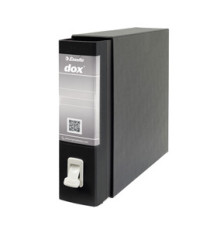 Registratore Dox 2 - dorso 8 cm - protocollo 23 x 34 cm - nero - Esselte Dox