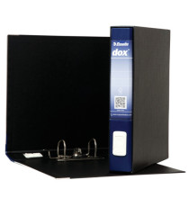 Registratore Dox 4  - dorso 5 cm - commerciale 23x29,7 cm - blu - Esselte Dox Registratore Dox 4  - dorso 5 cm - commerciale 23x29,7 cm - blu - Esselte Dox