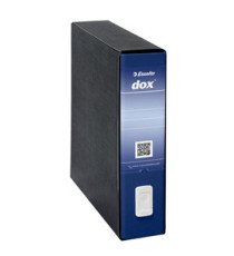 Registratore Dox 9 - dorso 8 cm - 35 x 31,5 cm - blu - Esselte Dox Registratore Dox 9 - dorso 8 cm - 35 x 31,5 cm - blu - Esselte Dox