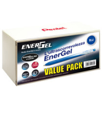 Roller a scatto Energel Slim - punta 0,7 mm - blu - Pentel - value pack 20+4 pezzi